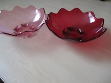 Tupperware Eleganzia Kleine Venusmuschel 2'er Set Servierschalen rot-Vorführware