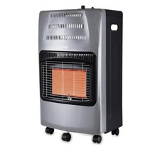 DMS KGH-08 4200W Gasheizofen - Grau Infrarot Gas Heizung Wärmestrahler