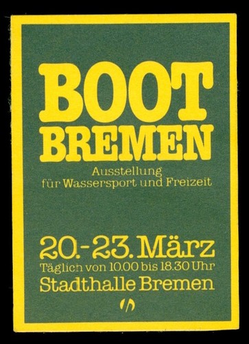 Werbe aufkleber boot bremen - werbe,