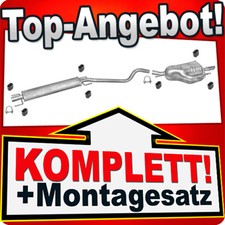 Auspuff für OPEL ASTRA G 1.6 CC Schrägheck 09.2003-09.2004 Auspuffanlage