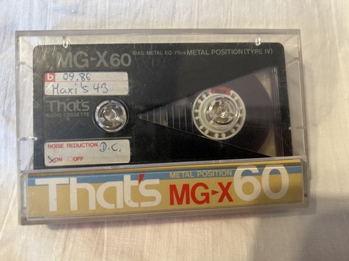 That x60 metallkassette - that’s, mg-x60