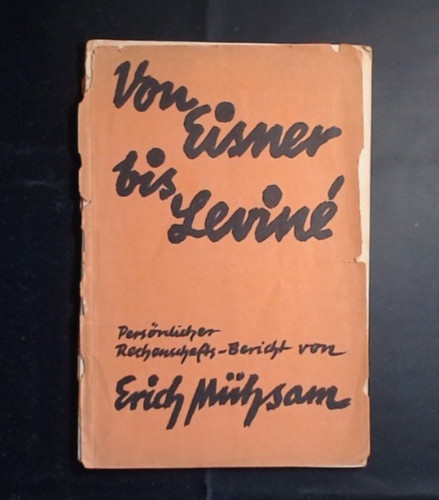 Erich mühsam von eisner - erich, :