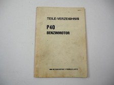 Komatsu P40 Benzin Motor FG 33