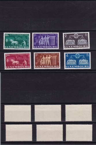 Luxemburg 478 483 - 478-483, postfrisch