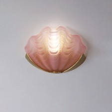 Art-Deco-Muschel-Wandleuchte