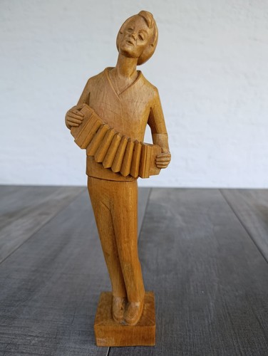 Holzfigur musiker - holzfigur,