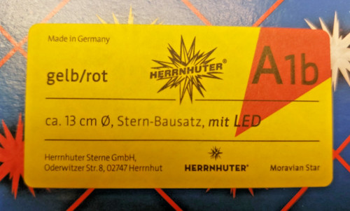 Herrnhuter bastel stern a1b - herrnhuter, bastel-stern