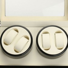 Uhrenbeweger 4+0 Uhren Watch Winder box Uhrenbox für Automatikuhren Holz Schwarz