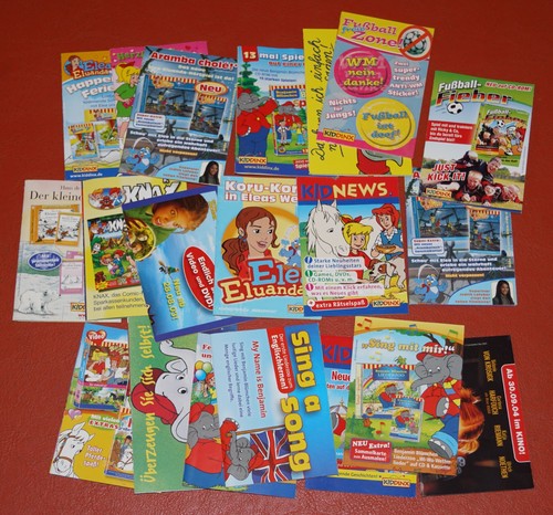Sammlung werbeflyer hörspiele - sammlung,