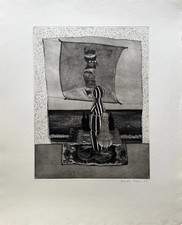 Gunda Oehm-Original  Radierung, 1967, handsigniert und datiert !!