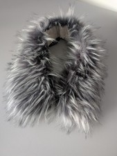 Luxus Damen Pelzkrage Kunstpelz Kapuzen Fellkragen Faux Pelz Schal Fellstreifen