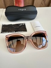 ORIGINAL VOGUE VO 5338-S 282813 SONNENBRILLE MIT ETUI Rosé-Transparent / Havana