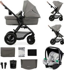 Kinderkraft Kombikinderwagen 3in1 MOOV 2 Air Light Grey Wagen Kinder-Zubehör