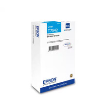 Original Epson Tintenpatrone T7542 blau WorkForce Pro WF 8090 8590 MHD2021/01