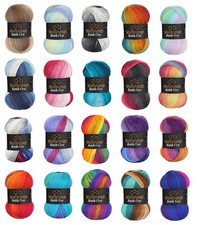 Wollbiene Batik Fine Wolle  Farbverlauf 100g Multicolor Strickwolle Häkelwolle