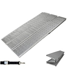 Auffahrrampe Motorradrampe Verladerampe klappbar Alu 255 cm 1020kg 115cm Breite