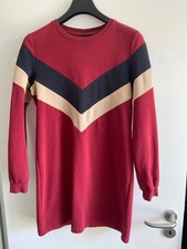 Leicht gefüttertes Kleid von Only  Gr. M  weinrot  Langarm