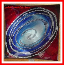 WEIHNACHTEN bunte GLAS Schale