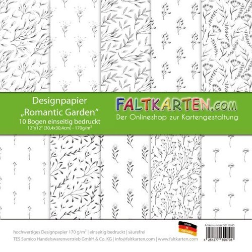 Designpapier x12 170gr - 12"x12",
