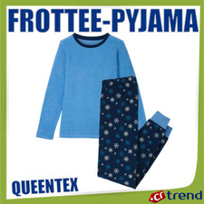 QUEENTEX Damen Frottee Pyjama