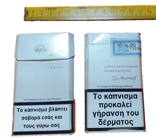Zigarettenschachteln leer 2x "Davidoff" WHITE  Sammler