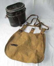Kochgeschirr + Brotbeutel M31 Segeltuchstoff Wehrmacht bread bag 2. WK (105421)