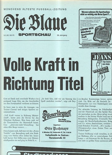 Bayern münchen - 80/81,