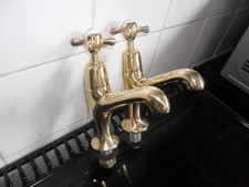 Armitage Schaft Säulenhähne massiv Messing komplett überholt