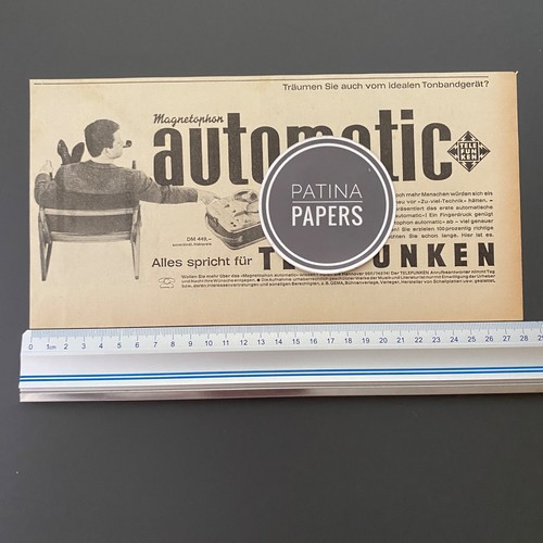 1962 telefunken magnetophon - 1962,