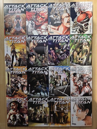 16x atack titan manga 15 - atack, 1-15