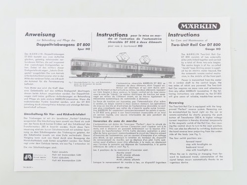 Marklin 800 - dt,