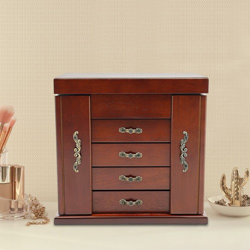 Vintage holz schmuckschatulle - vintage,