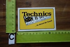 Alter Aufkleber Musikinstrument Piano Klavier Keyboard Orgel TECHNICS PCM