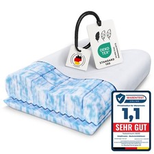 Nackenstützkissen höhenverstellbar Antischnarchkissen Kopfkissen | 4 Härtegrade