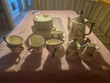 villeroy&Boch Portobello 8 Kaffeegedecke, Kaffeekanne, Zuckerdose +Milchkännchen