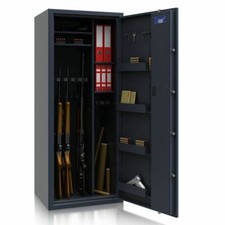 Waffenschrank Waffentresor Grad Klasse 0 Langwaffen - 17 Halter - S&G E-Schlosss