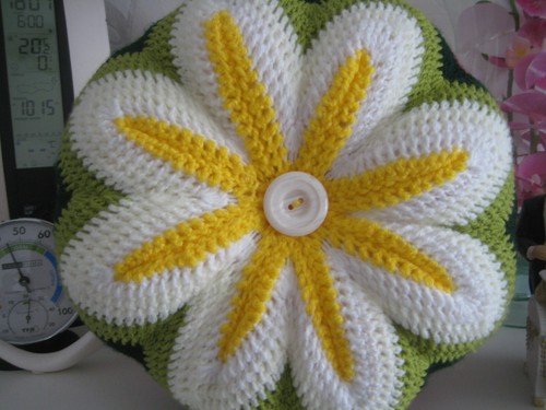 Strick kissen handarbeit - kissen,
