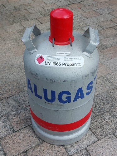 Alu gasflasche 11kg mit - alu,