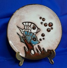 Wandteller Majolika Vintage