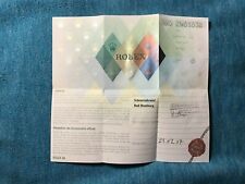 Rolex Zertifikat Garantie für Ein Z Serie Pearlmaster 18946