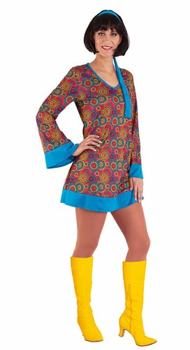 Hippie kostüm kleid damen - hippie-kostüm,