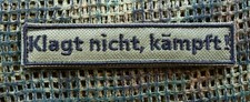 Klettpatch klagt nicht - klettpatch, "klagt