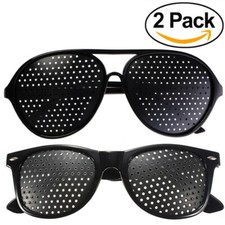 2x Rasterbrille Gitterbrille