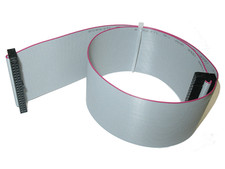 Flachbandkabel 40 pol Pfostenstecker Buchse zu Buchse IDC 10 cm - 100cm