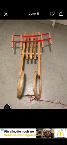 Holzschlitten/Rodelschlitten