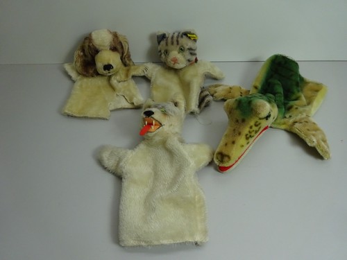 Steiff handpuppe - steiff, 4x