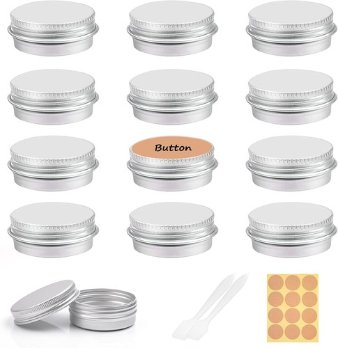 Aluminium leer döschen 30ml - aluminium,