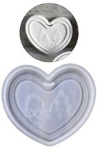 Silikonform Gießform  Herz Hänger weihnachten 