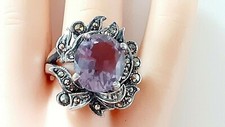 SILBER RING ° AMETHYST /