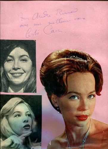 Leslie caron autogramm - leslie,